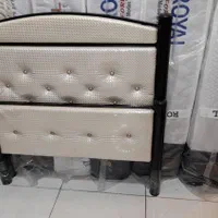 تختخواب یکنفره فلزی  ارتفاع بلند|تخت و سرویس خواب|مشهد, رسالت|دیوار