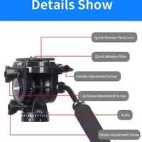 سه پایه دوربین عکاسی گوشی kp2599 هد هیدرولیک|دوربین عکاسی و فیلم‌برداری|مشهد, وکیل‌آباد|دیوار