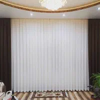 حریر. و مخمل پلیسه ای|پرده، رانر، رومیزی|قم, باجک دو|دیوار