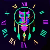 ساعت دیواری بلک لایت با طرح حیوانات blacklight|ساعت دیواری و تزئینی|تهران, مرزداران|دیوار