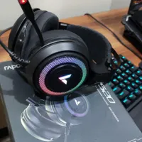هدست گیمینگ rapoo vh520 + ایرپاد گیمینگ ریزر
