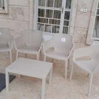 میز و صندلی پلاستیکی/حصیر بافت/کد ۰۸|میز و صندلی غذاخوری|چهارباغ, |دیوار