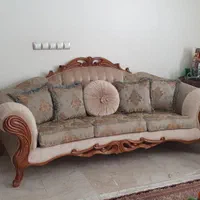 مبلمان استیل ست کامل ۷ نفره|مبلمان خانگی و میز عسلی|تهران, نظامی گنجوی (توانیر)|دیوار