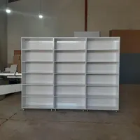 قفسه بندی فروشگاهی ام دی اف مغازه هایپری کتابخانه|کتابخانه، شلف، قفسه‌های دیواری|تهران, امیریه|دیوار