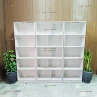 ست 3تیکه کتابخانه تمام قفسه کیاچوب البرز|کتابخانه، شلف، قفسه‌های دیواری|کرج, عظیمیه|دیوار