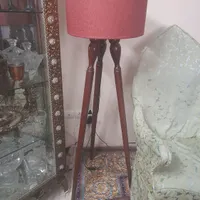 آباژور سه پایه تمام چوب روس|چراغ خواب و آباژور|ری, |دیوار