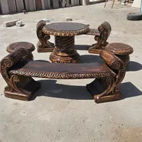 نیمکت میز صندلی سیمانی بتنی مبلمان شهری