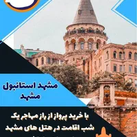 پرواز های مشهد استانبول و مشهد دبی|بلیت اتوبوس، مترو، قطار|تهران, ونک|دیوار