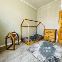 تخت خواب کودک و نوجوان روستیک دکور مدل مونته سوری|تخت و سرویس خواب|تهران, یافت آباد جنوبی|دیوار