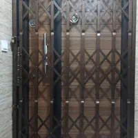 حفاظ کشویی درب اکاردیونی ضدسرقت ریلی فلزی آپارتمان|مصالح و تجهیزات ساختمان|مشهد, آزادشهر|دیوار