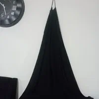 چادرمشکی آماده پارچه مانتو سایز بزرگ پارچه مجلسی|لباس|محمدیه-قزوین, |دیوار