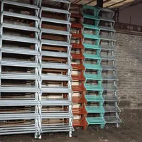 نرده راه پله ساده مستقیم گرد تکشاستی پله آهنی