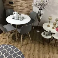 میز پایه ایفلی چوبی مدل karen|میز و صندلی غذاخوری|تنکابن, |دیوار