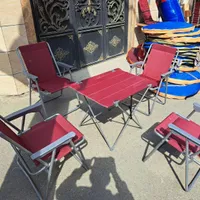 میز صندلی دسته دارتاشو مسافرتی مقاوم زخیم فوم دار