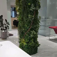 اجرای گرینوال پرتراکم روی ستون/ گل و گیاه مصنوعی|گل مصنوعی|تهران, آهنگ|دیوار