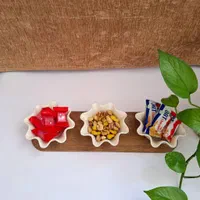اردو خوری چینی با زیره چوب کادویی جهیزیه«امیددکور»|ظروف سرو و پذیرایی|مشهد, شهرک رازی (شهرک غرب)|دیوار