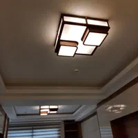 لوستر چوبی سقفی مدل رویال سایز ۴۰