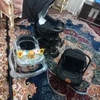 کالسکه و کریر و روروک سه تیکه نو مدل دلیجان|کالسکه و لوازم جانبی|تهران, وصفنارد|دیوار