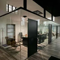 پارتیشن شیشه ای بدون سوراخ کاری|دفتر کار|کرج, گوهردشت|دیوار