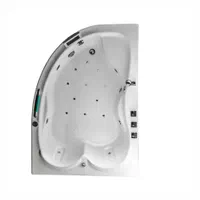 دو نفره وان حمام و جکوزی150در150باشیرآلات پنج تیکه