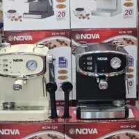 اسپرسو نیمه صنعتی NovAآمپردار25بار واقعی پمپ خارجی