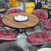 ست آتشدان ترمو ود فلزی  کد ۲۲۱۲|مبلمان خانگی و میز عسلی|چهارباغ, |دیوار