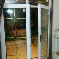 درب و پنجره دوجداره upvc آلمینیوم اختصاصی درب حیاط