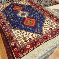 ذرع و نیم دستباف شیراز زمینه آبی|فرش|تهران, اکباتان|دیوار