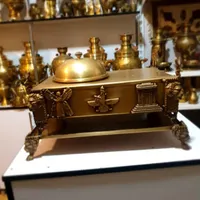 منقل سماوری دیباز برنجی زغالی سماور ذغالی|کلکسیون اشیاء عتیقه|کرمان, |دیوار