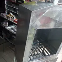 کباب پز و منقل گازی باربیکیو با هود و هوکش|اجاق گاز و لوازم برقی پخت‌وپز|یزد, |دیوار