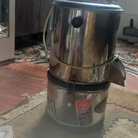 سبزی خردکن کن برقی سبزایران در حد نو