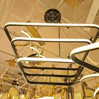 لوستر اس ام دی مربع|لوستر و چراغ آویز|مشهد, شهرک رازی (شهرک غرب)|دیوار