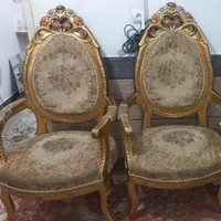 مبل سلطنتی ۷ نفره چوب راش|مبلمان خانگی و میز عسلی|دزفول, |دیوار