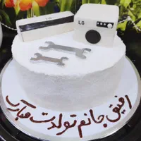 کیک تولد و کافه ای کافیشاپی|خوردنی و آشامیدنی|رشت, عینک|دیوار