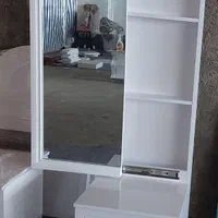 آینه قدی ایستاده چوبی دو کشوی ریلی
