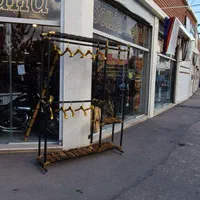 رگال استند مشکی طلایی چوبلباسی خور|جاکفشی، کمد، دراور|اصفهان, پوریای ولی|دیوار