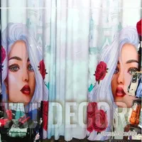 پرده هازان نازنین جهت سالن زیبایی زنانه|پرده، رانر، رومیزی|مشهد, آزادشهر|دیوار