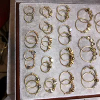 گوشواره حلقه ایی مدل اکسترا|جواهرات|کاشان, بازار کاشان|دیوار