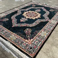 فرش آکبندترمه سرمه ای 4و6و9و12متری|فرش|قرچک, |دیوار