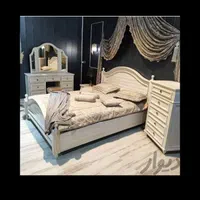 تخت خواب+سرویس خواب انتیک ۲|تخت و سرویس خواب|مشکیندشت, |دیوار