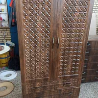 کمد ۲درب وکیوم ستاره|جاکفشی، کمد، دراور|کاشان, آیت الله سعیدی|دیوار