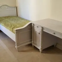 سرویس خواب تک نفره مدل رومانتیک ، برند ساحل چوب