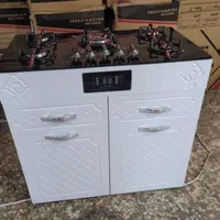 اجاق گاز رومیزی توکار با کابینت صفحه شیشه سکوریت|اجاق گاز و لوازم برقی پخت‌وپز|رشت, رشتیان|دیوار