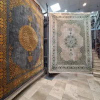 فرش سیزان شکلاتی ۹ متری برجسته نخ اکرولیک|فرش|مشهد, امیر|دیوار
