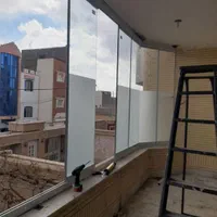 شیشه سکوریت بالکنی درب اتوماتیک نمای کامپوزیت|خدمات پیشه و مهارت|اصفهان, مسجد مصلی|دیوار