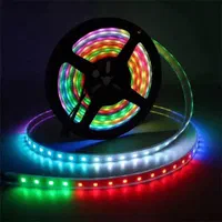 ریسه RGB برنامه پذیر 12 ولتی آی سی دار سقف ابری|ریسه و چراغ تزئینی|کرج, اصفهانی‌ها|دیوار