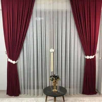 پرده پذیرایی حریر ساده ترک|پرده، رانر، رومیزی|مشهد, احمدآباد|دیوار