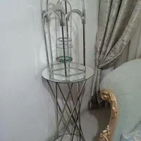 میزکنارسالنی و قفس کنارسالنی+ساعت تولیکا|صنایع دستی و سایر لوازم تزئینی|مشهد, امیریه|دیوار