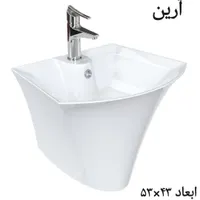 انواع روشویی دیواری بدون پایه چینی کُرد|لوازم سرویس بهداشتی|یزد, |دیوار