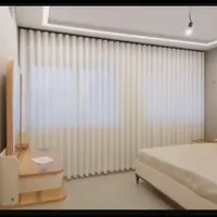 پرده آماده حریر بافت دار نازلی در ایران پرده|پرده، رانر، رومیزی|خمینی‌شهر, |دیوار